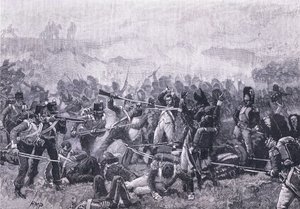 The Battle of Waterloo AD 1815 by Henry Marriott Paget